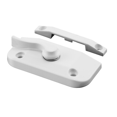 Prime-Line Window Sash Lock 1-7/8 H/C w/ Keeper 2-1/16 H/C Diecast White w/Screws (Single Pack) F 2915